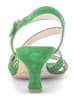 Gabor Leren haksandalen groen