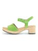 Gabor Leren haksandalen groen
