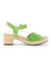 Gabor Leren haksandalen groen