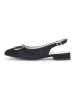 Gabor Leren slingballerina's zwart