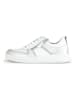 Gabor Leren sneakers wit/zilverkleurig
