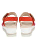 Gabor Leren haksandalen oranje/roze