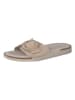 Paul Green Leder-Pantoletten in Beige