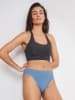Sloggi Figi high waist (3 pary) "Crush High" w kolorze błękitno-zielonym