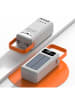 SmartCase Solar-Powerbank in Weiß - 50 000 mAh