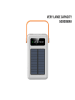 SmartCase Solar-Powerbank in Weiß - 50 000 mAh