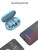 SmartCase Słuchawki douszne Bluetooth w kolorze błękitnym