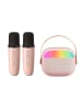 SmartCase 3tlg. Bluetooth-Karaoke-Set in Rosa