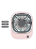 SmartCase Wentylator stołowy USB w kolorze jasnoróżowym