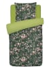 Cacharel Satin-Bettwäsche-Set "Jardin secret" in Grün