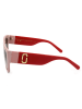 Marc Jacobs Damen-Sonnenbrille in Beige-Rot/ Hellbraun