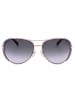 Marc Jacobs Damen-Sonnenbrille in Gold/ Dunkelblau