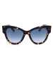 Marc Jacobs Damen-Sonnenbrille in Braun/ Blau