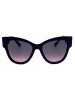 Marc Jacobs Damen-Sonnenbrille in Schwarz/ Dunkelblau