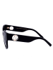 Marc Jacobs Damen-Sonnenbrille in Schwarz/ Dunkelblau