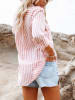 LA Angels Bluse in Rosa/ Weiß