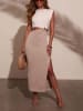 LA Angels Kleid in Weiß/ Beige