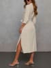 LA Angels Kleid in Beige/ Grau