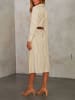 LA Angels Kleid in Beige/ Weiß