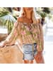 LA Angels Blouse lichtroze/groen