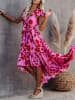 LA Angels Kleid in Rosa/ Rot