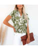 LA Angels Blouse wit/kaki