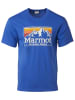 Marmot Shirt "Gradient" in Blau