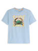 Scotch & Soda Shirt in Hellblau/ Bunt