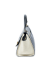 Celine Leder-Henkeltasche in Creme/ Dunkelblau - (B)27 x (H)21 x (T)15 cm