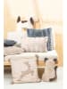Magma Heimtex Kissen "Bello" in Creme/ Braun - (L)34 x (B)40 cm