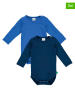 Fred´s World by GREEN COTTON 2-delige set: rompers "Alfa" donkerblauw/blauw