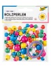folia PAPER Houten kralen meerkleurig - vanaf 5 jaar