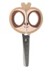 folia PAPER Kinder-Bastelschere "Sloth" in Hellbraun - ab 6 Jahren