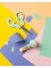 folia PAPER Kinder-Bastelschere "Dino" in Mint - ab 6 Jahren