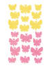 folia PAPER Moosgummi-Glitter-Sticker "Butterflies" in Bunt - ab 5 Jahren