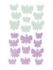 folia PAPER Moosgummi-Glitter-Sticker "Butterflies" in Bunt - ab 5 Jahren