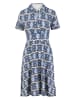Blutsgeschwister Kleid in Dunkelblau/ Hellblau