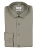 OLYMP Blouse "24/7 - Level 5" - body fit - groengrijs