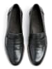 LLOYD Leder-Slipper in Schwarz