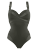 Marlies Dekkers Badeanzug "Cache Coeur" in Khaki