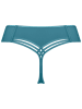 Marlies Dekkers Stringi "Dame De Paris" w kolorze turkusowym