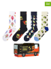 Happy Socks 4-częściowy zestaw prezentowy w różnych kolorach