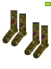 Happy Socks 2-delige set: sokken kaki