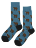 Happy Socks Skarpety (3 pary) w kolorze fioletowo-niebiesko-czarnym