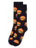 Happy Socks Skarpety (3 pary) w kolorze czarno-pomarańczowo-granatowym