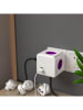 Designnest Reiseadapter "Power Cube ReWirable USB" in Weiß