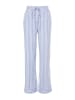 trendyol Pyjama-Hose in Hellblau/ Weiß