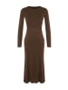 trendyol Sukienka dzianinowa w kolorze brązowym