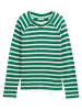 TOM TAILOR Denim Longsleeve groen/wit