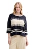 Tom Tailor Trui donkerblauw/beige